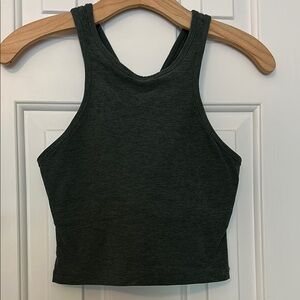 Beyond Yoga cross back cropped tank top